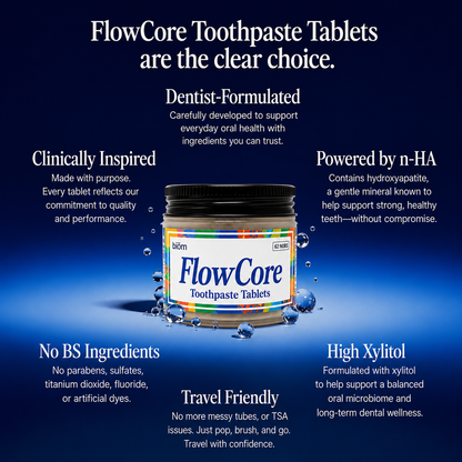 FlowCore Toothpaste Tablets